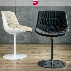 Chair - MDF italia chair Flow chair padded 