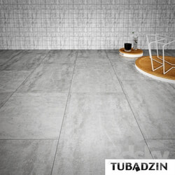 Tile - Factory TUBADZIN_ articles CEMENT WORN and BERLIN TEMPELHOF 