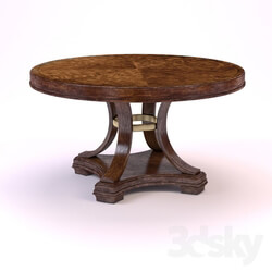 Table - Hooker Furniture Dining Room Skyline Round Dining Table 