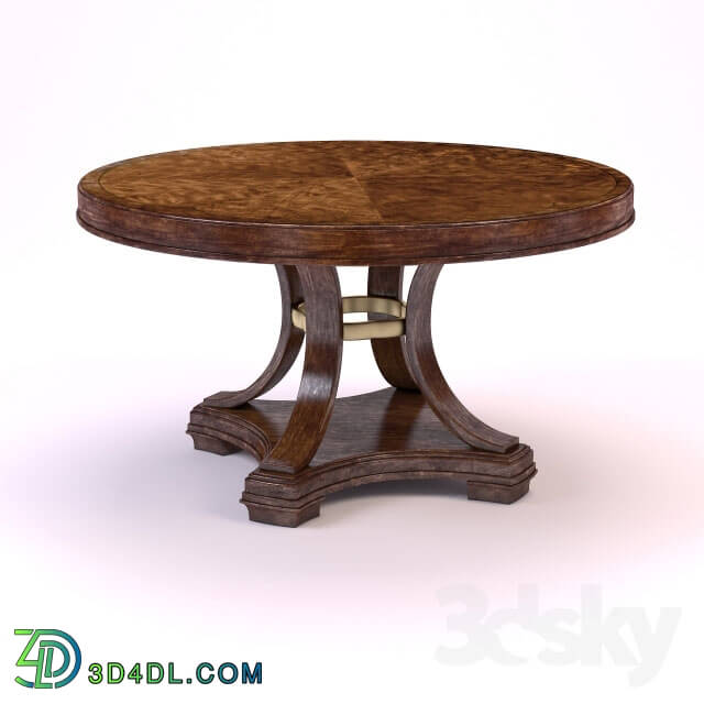 Table - Hooker Furniture Dining Room Skyline Round Dining Table