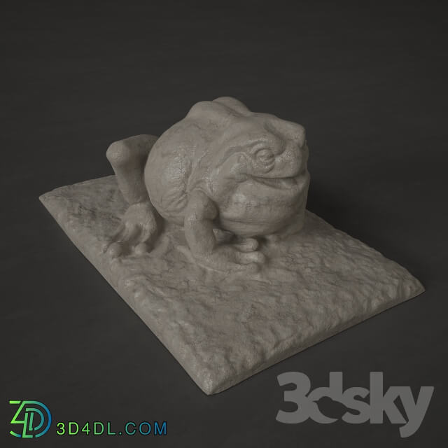 Sculpture - frog sculpture