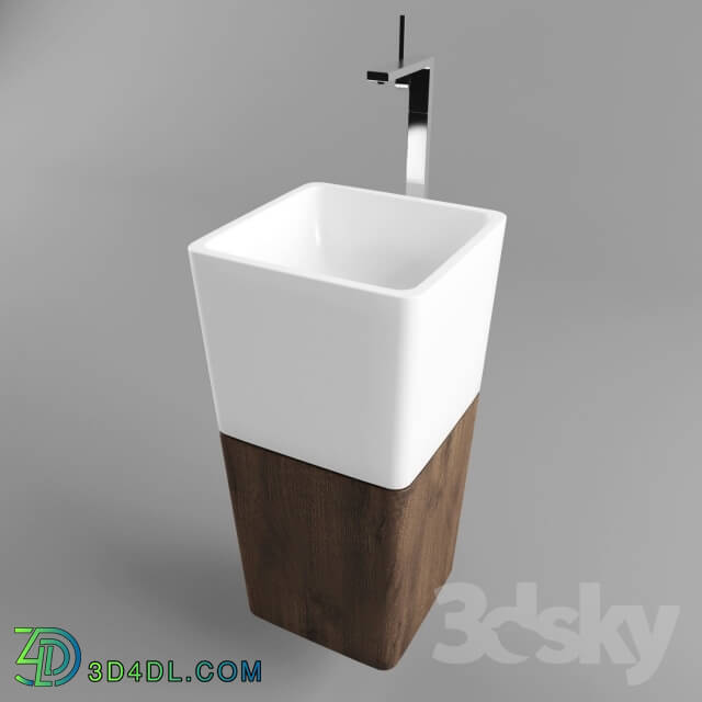 Wash basin - Duo monolito by Neutra