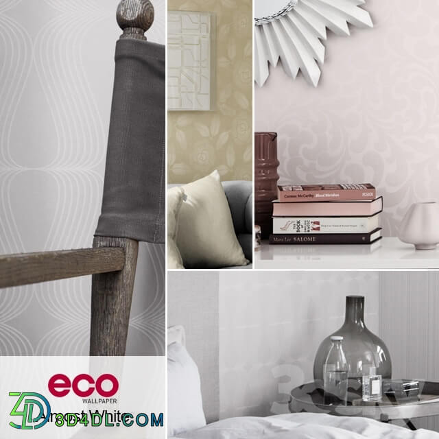 Wall covering - Wallpapers ECO_ collection Almost white
