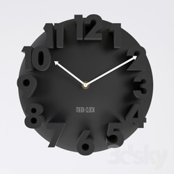 Other decorative objects - Wall Clock 3D MEIDI CLOCK 