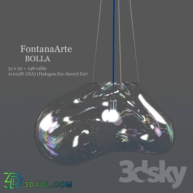 Ceiling light - FontanaArte Bolla Lamp