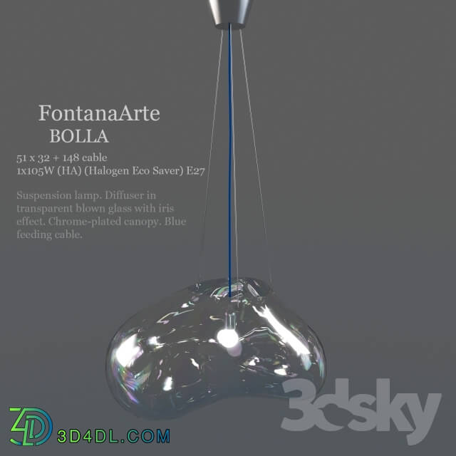 Ceiling light - FontanaArte Bolla Lamp