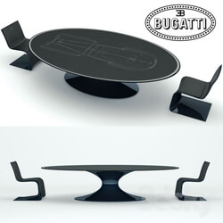 Table _ Chair - Bugatti Home Athlantic Dining Table 