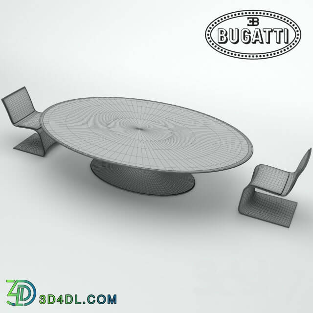 Table _ Chair - Bugatti Home Athlantic Dining Table