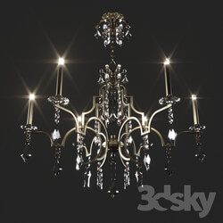 Ceiling light - Chandelier Masiero Classica Lizzi 6 _ 6 