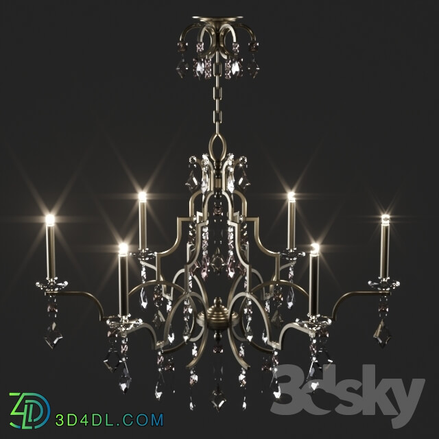 Ceiling light - Chandelier Masiero Classica Lizzi 6 _ 6