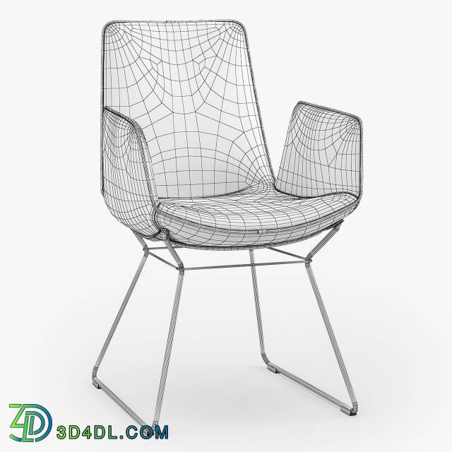 Chair - Freifrau Amelie armchair basic wire frame