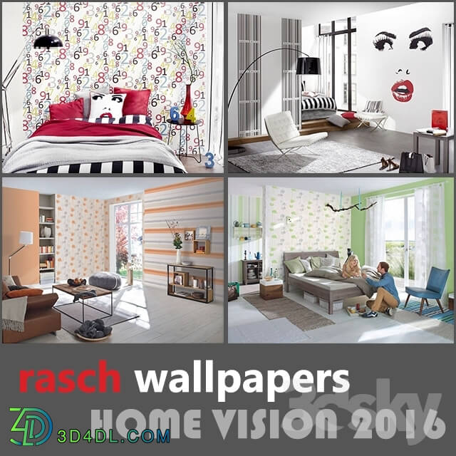 Wall covering - Wallpapers rash HOME VISION 2016