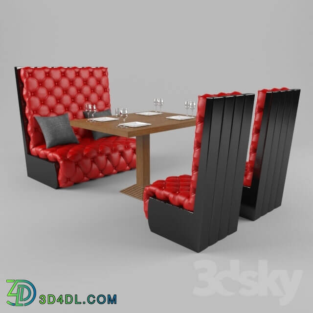 Other - soft sofa with a table for a restaurant