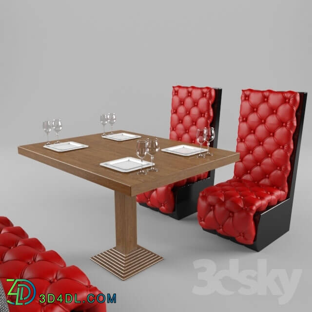 Other - soft sofa with a table for a restaurant