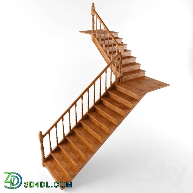 Staircase - Wooden stairs