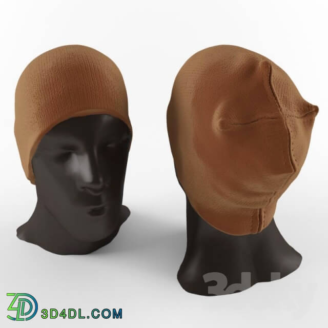 Clothes and shoes - Mannequin head with a cap