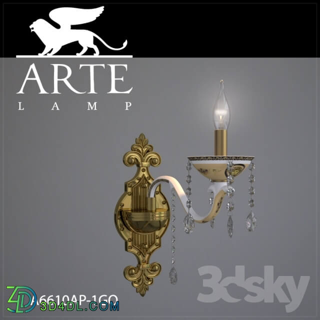 Wall light - Bra ArteLamp A6610AP-1GO