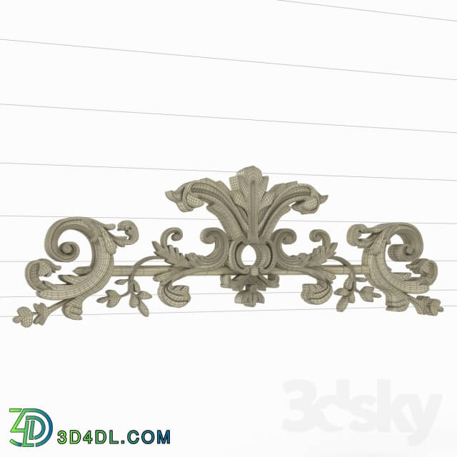 Decorative plaster - decor element