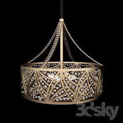 Ceiling light - Lamp with crystals 