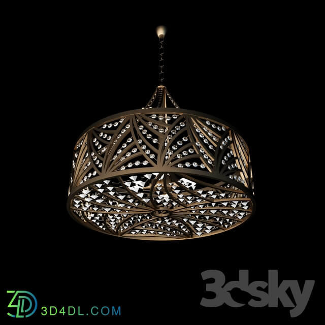 Ceiling light - Lamp with crystals