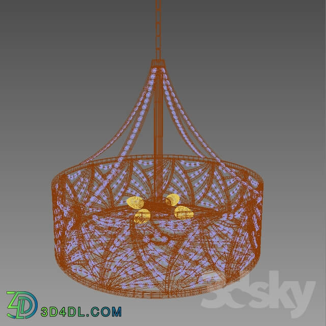 Ceiling light - Lamp with crystals