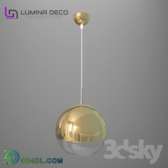 Ceiling light - _OM_ Suspended Lumina Deco Veroni D20 lamp gold