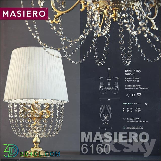 Ceiling light - Masiero - Agghi 6160 S6