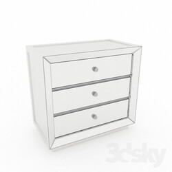 Sideboard _ Chest of drawer - Omni Mirrored 3 Drawer Chest 