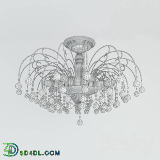 Ceiling light - Chandelier Ceiling Wunderlicht Elegance WL127-08KG