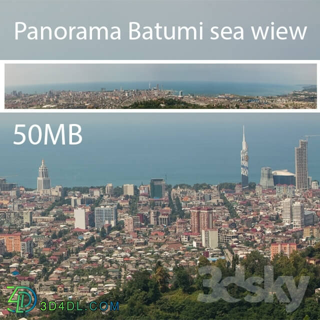 Panorama - Batumi sea