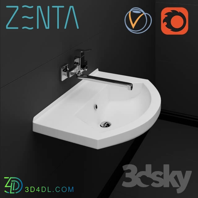 Wash basin - Dreja Alfa _ Zenta Celeste