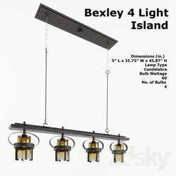 Ceiling light - Bexley 4 Light Island Model_ 2895 