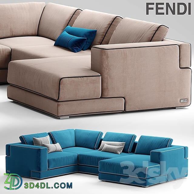 Sofa - Sofa sloane fendi casa