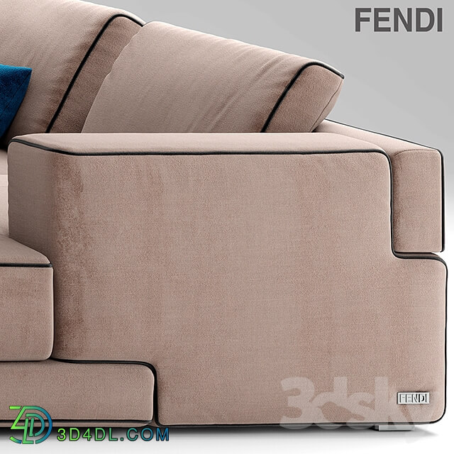 Sofa - Sofa sloane fendi casa