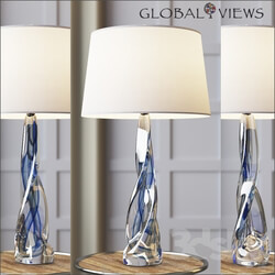 Table lamp - Global Views Ocean Twist Lamp 