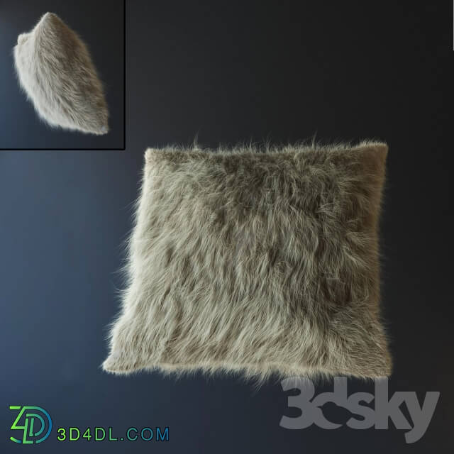 Pillows - Fur cushion