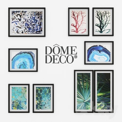 Frame - Dome deco set of paintings 