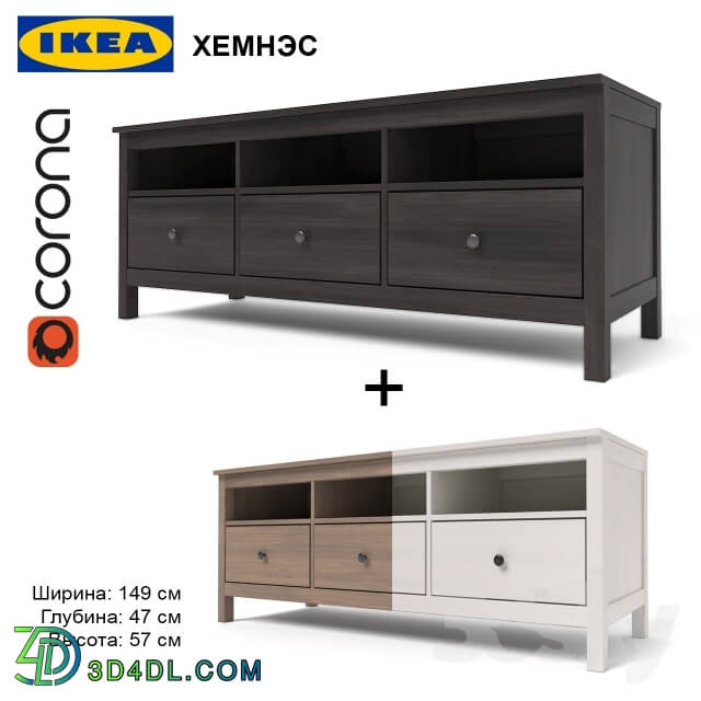 Sideboard _ Chest of drawer - TV Stand_ HEMNES_ Ikea.