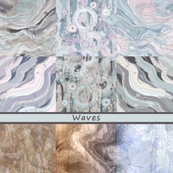 Wall covering - Design Wallpaper Waves 