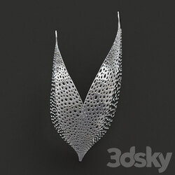 Wall light - Sconce _Wings_ made of metal with perforation Novosvet WINGS 