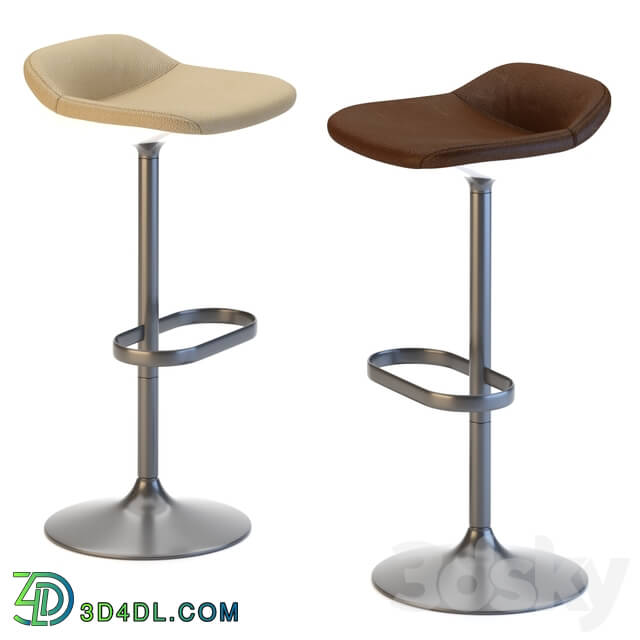 Chair - Barstool with chrome base