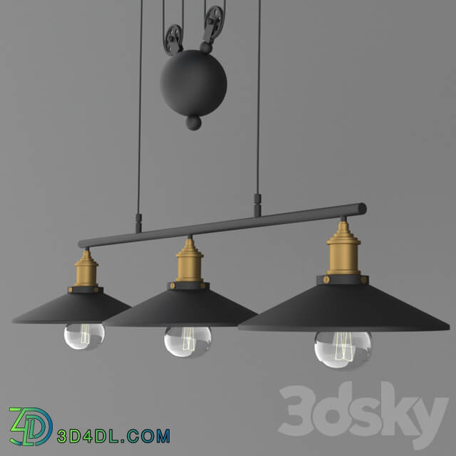Chandelier - Ford_Pulley_Pendant_Lamp