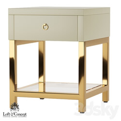 Sideboard _ Chest of drawer - Stand White Gold _Loft concept_ 