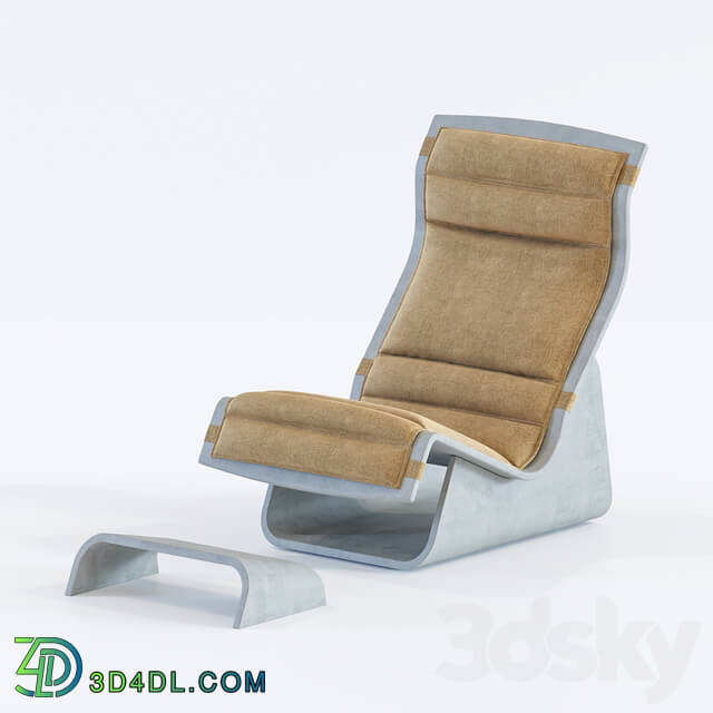 Arm chair - Armchair heated_ fiber-reinforced