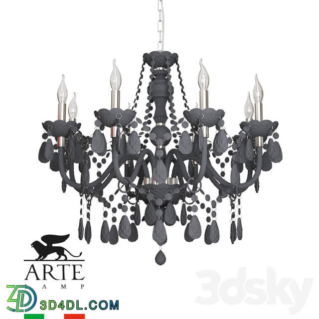 Chandelier - Arte Lamp A8889 Lm-8 Gy Om