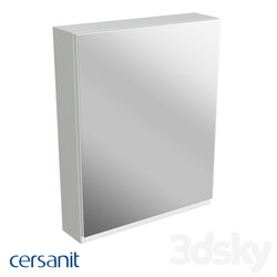 Bathroom furniture - Moduo 60 mirror cabinet_ unlit_ white 