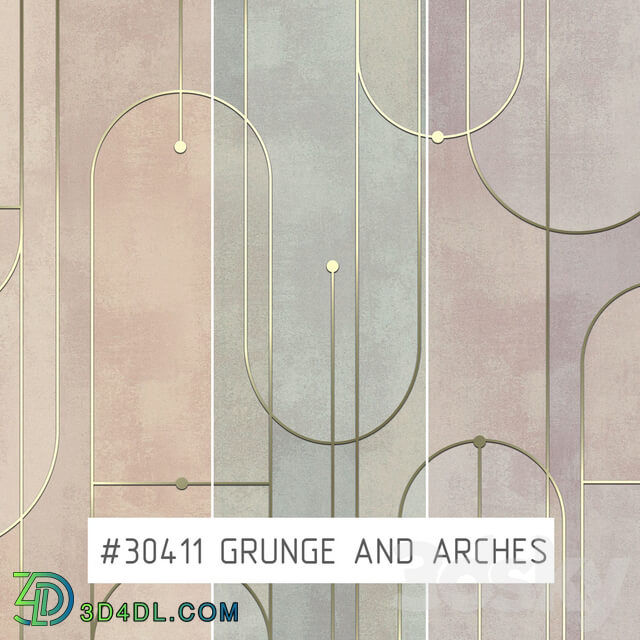 Wall covering - Creativille _ Wallpapers _ 304110 Grunge and Arches