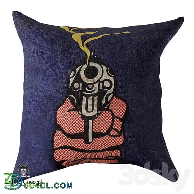 Pillows - Decorative pillow Comics _Loft concept_