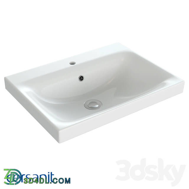 Wash basin - Built-in washbasin_ Moduo 60_ white