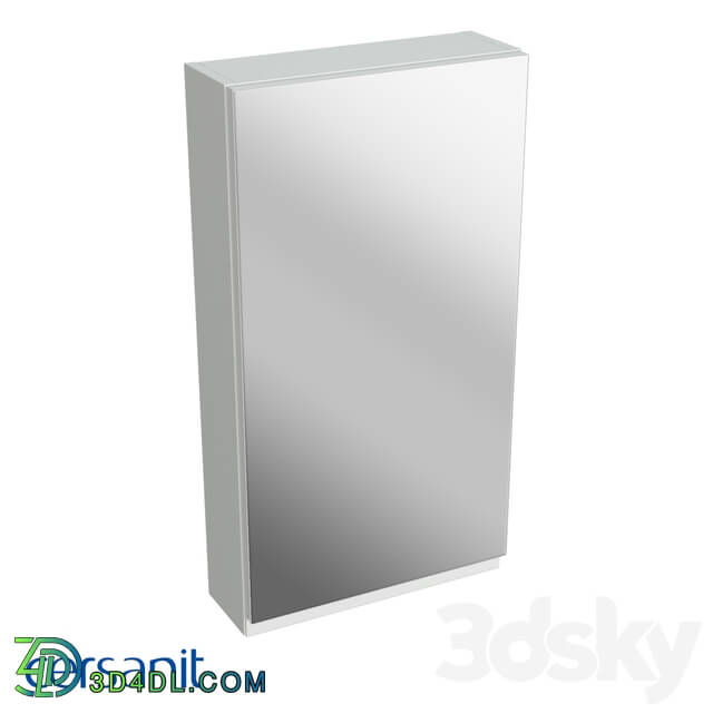Bathroom furniture - Mirror cabinet Moduo 40_ without backlight_ white